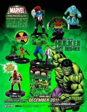 MARVEL HEROCLIX - INCREDIBLE HULK BOOSTER PACK                             