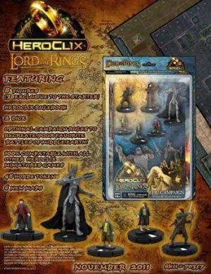 LORD OF THE RING HEROCLIX STARTER 8 PACK                                   