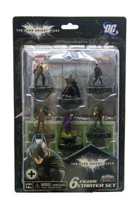 DC HEROCLIX - DARK KNIGHT RISES MOVIE 6 FIG STARTER SET                    