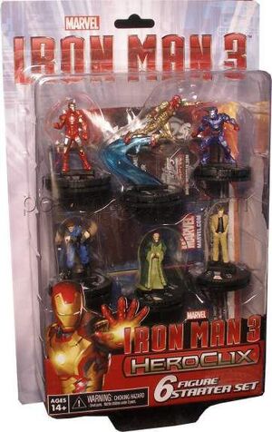 MARVEL HEROCLIX: IRON MAN 3 STARTER SET                                    