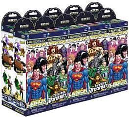 DC HEROCLIX SUPERMAN LEGION SUPERHEROES BOOSTER                            