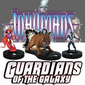 HEROCLIX GUARDIANES DE LA GALAXIA INHUMANS FAST FORCES                     