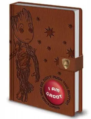 GUARDIANES DE LA GALAXIA 2 LIBRETA CON SONIDO PREMIUM A5 I AM GROOT