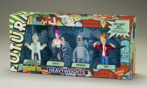 FUTURAMA FIGURAS METAL SET 1                                               