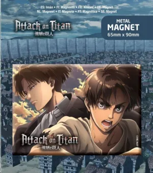 ATAQUE A LOS TITANES IMAN EREN Y LEVI
