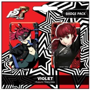 PERSONA 5 ROYAL PACK DE CHAPAS VIOLET / KASUMI YOSHIZAWA