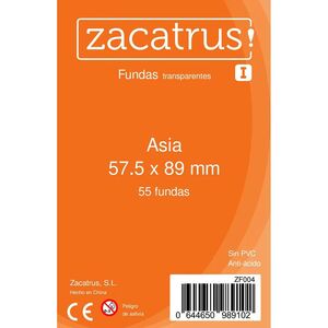 FUNDAS ZACATRUS ASIA 57,5MM X 89MM (55)                                   