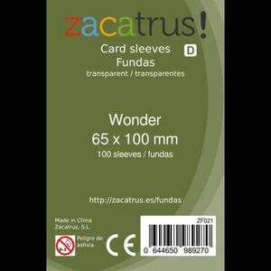 FUNDAS ZACATRUS WONDER 65 MM X 100 MM (55)                                 