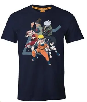 NARUTO CAMISETA AZUL SEVEN TEAM S