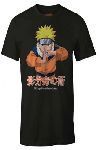 NARUTO CAMISETA NEGRA LOGO JAPONÉS M