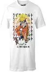 NARUTO CAMISETA BLANCA NARUTO AND PEANUT S