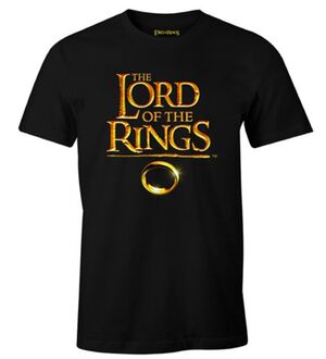 EL SEÑOR DE LOS ANILLOS CAMISETA NEGRA LOGO XXL