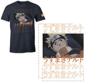 NARUTO CAMISETA AZUL NARUTO XXL