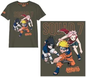 NARUTO CAMISETA NIÑO KAKI SQUAD 7 - 10 AÑOS