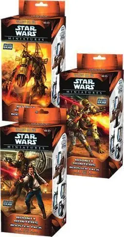 STAR WARS MINIATURES: BOUNTY HUNTERS BOOSTER                               