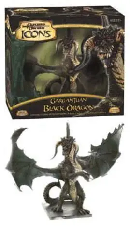 D&D MINIATURES GARGANTUAN BLACK DRAGON                                     