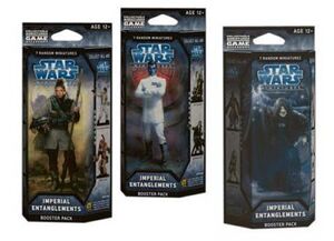 STAR WARS MINIATURES: IMPERIAL ENTANGLEMENTS BOOSTER                       