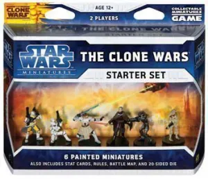 STAR WARS MINIATURES: CLONE WARS STARTER SET                               