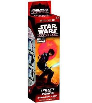 STAR WARS MINIATURES: LEGACY OF THE FORCE BOOSTER                          