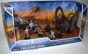 STAR WARS MINIATURES: CLONE WARS BATTLES SCENARIO PACK                     