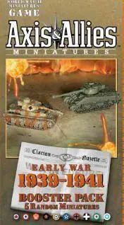 AXIS & ALLIES EARLY WAR 1939-1941 BOOSTER                                  