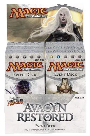 MAGIC - AVACYN RESTORED DISPLAY EVENT DECKS (6) INGLES                     