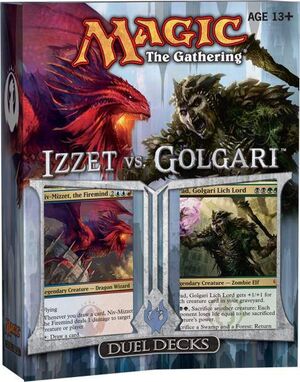 MAGIC- DUEL DECK IZZET VS GOLGART (INGLES)                                 