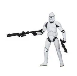 STAR WARS FIGURA 15 CM CLONE TROOPER BLACK SERIE                           