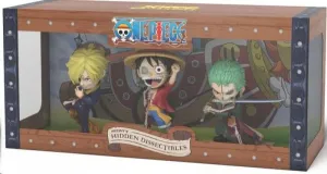 ONE PIECE FREENY'S HIDDEN DISSECTABLES VINYL FIGURE LUFFY, ZORO AND SANJI 10 CM