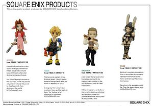 FINAL FANTASY SERIES TRADING ARTS MINI VOL.3 SET DE 4                      