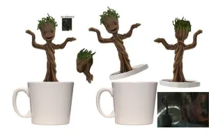 GUARDIANES DE LA GALAXIA TAZA CERAMICA BABY DANCING GROOT                  