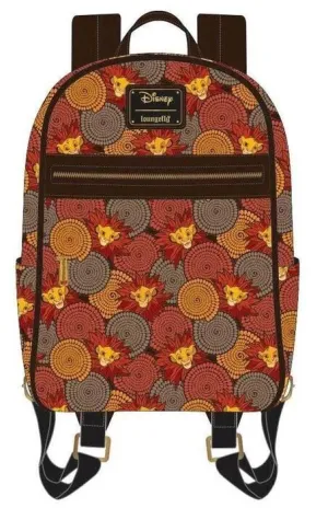 EL REY LEON MOCHILA PRINTED LOUNGEFLY                                      