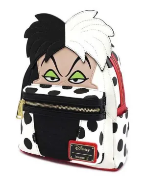 101 DALMATAS MINI MOCHILA CRUELLA DE VIL COSPLAY                           
