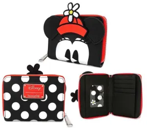 DISNEY CARTERA MINNIE MOUSE CON CREMALLERA Y LUNARES                       