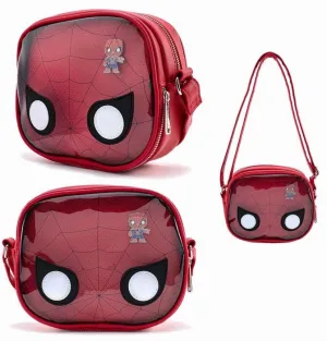 SPIDERMAN BOLSO BANDOLERA CON PIN DE COLECCIONISTA                         