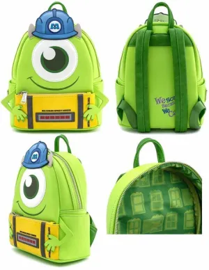 MONSTRUOS SA MOCHILA COSPLAY MIKE CON PILA DE MIEDO                        