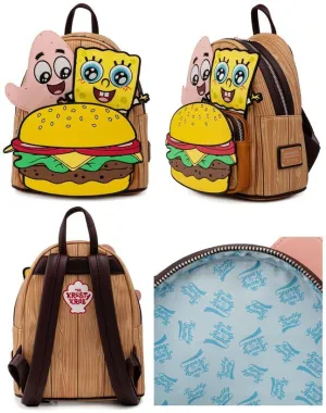 BOB ESPONJA MOCHILA BOB PATRICIO Y CANGREBURGER