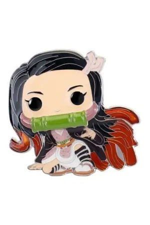 GUARDIANES DE LA NOCHE PIN CHAPA ESMALTADA NEZUKO KAMADO 10 CM FUNKO POP