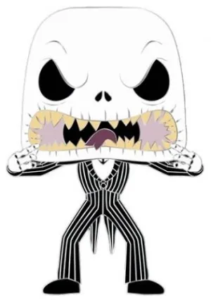 PESADILLA ANTES DE NAVIDAD POP! PIN CHAPA ESMALTADA JACK SKELLINGTON 10 CM