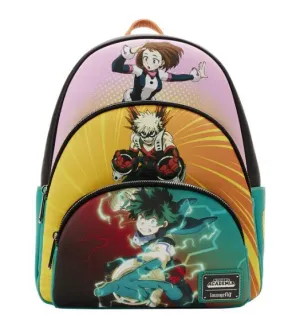 MY HERO ACADEMIA MINI MOCHILA ESCENA DE TRIPLE BOLSILLO