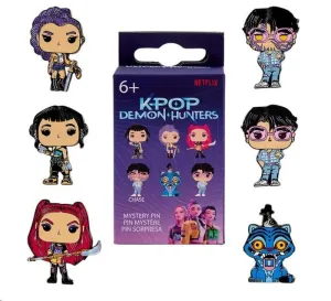 KPOP DEMON HUNTERS BY LOUNGEFLY CHAPAS ESMALTADAS BLIND
