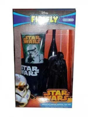 STAR WARS SET DENTAL CON FIGURA 3D + VASO                                  