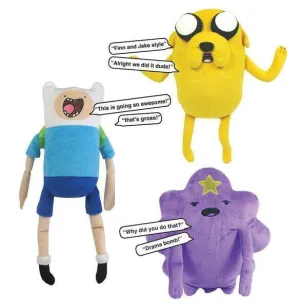 HORA DE AVENTURAS PELUCHE CON SONIDO WAVE 1 30CM                           