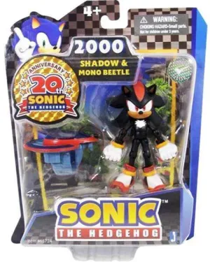 SONIC FIG 7CM GAME PACKS - SONIC SHADOW Y MONO BEETLE                      