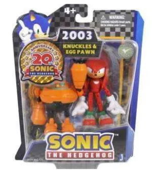 SONIC FIG 7CM GAME PACKS - KNUCKLES Y EGG PAWN                             