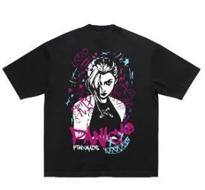 MADE IN JAPAN CAMISETA PANIC ALERT BLACK T - S