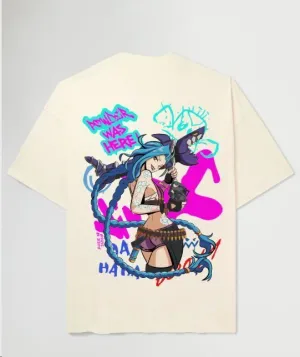 MADE IN JAPAN CAMISETA BEIGE POWDER WAS HERE! T - M