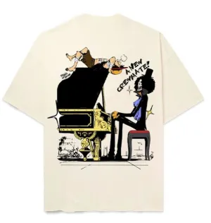 MADE IN JAPAN CAMISETA A NEW CREWMATE BEIGE T - L