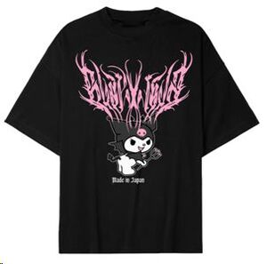 MADE IN JAPAN CAMISETA NEGRA PINKSKULL S