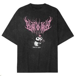 MADE IN JAPAN CAMISETA NEGRA ACIDA PINKSKULL S